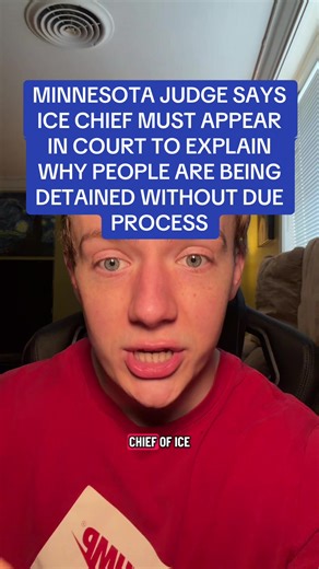🚨 A federal judge says court orders are being ignored and people are being held anyway. This is about due process—nothing more, nothing less. #News #DueProcess #ICE #Constitution #greenscreen