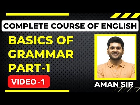 Basics of English grammar||English for competitive exams||aman vashist free course||english grammar