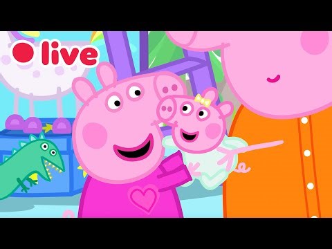 Peppa Pig NEW BABY EVIE Episodes LIVE 🍼 Cutest & Funniest Moments 🥹💛 Kids Cartoons