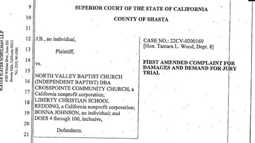 Former Redding woman speaks out after abuse settlement with local church