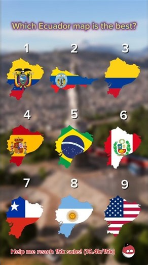 Which Ecuador map is the best? 🇪🇨 #ecuador #fyp #mapping #geography