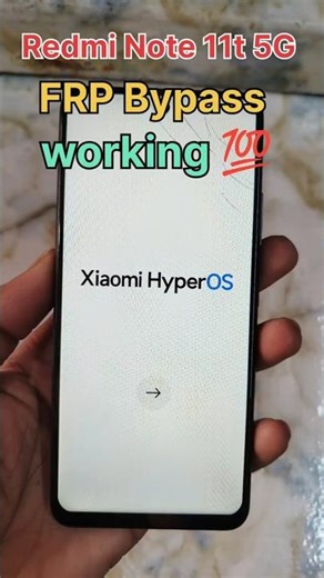 Redmi Note 11t 5G FRP Bypass ||Redmi Note 11t Google Bypass.