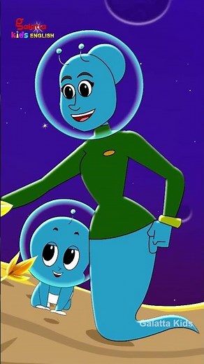 The Moon Song - Alien version | English Nursery Rhymes for Children | Galatta Kids | Kids Song