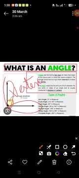 ANGLE DEFINITION #mathematics #smartkids