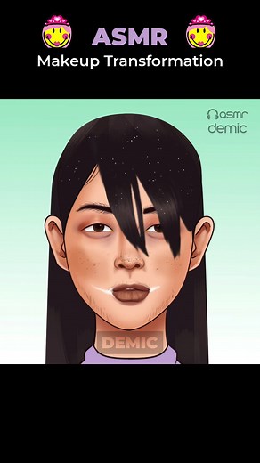 194K views · 609 reactions | ASMR Makeup Transformation #asmr #reel #fbreel #demic | DEMIC | Facebook