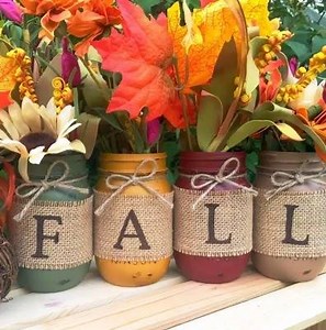 FALL MASON JARS🍁🍂Know anyone who loves mason jars? Get them here (affiliate) --> http://rstyle.me/n/cqu9y7b6dpf . | Crafty Morning