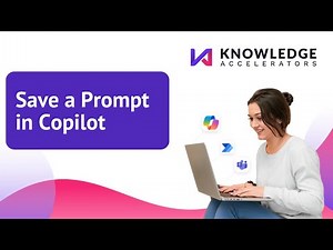 Save a Prompt in Copilot | Microsoft 365 Productivity Tip