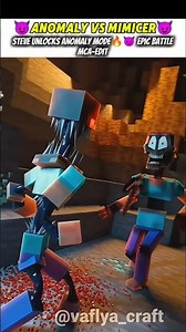 Anomaly vs Mimicer 🔥|| Horror Seen Minecraft Scratch Animation Battle 😱🔥