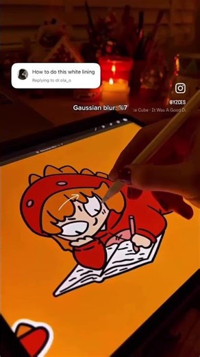 Here is the easiest way to add stroke! on @Procreate