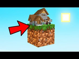 CONSTRUIMOS UNA CASA ENCIMA DE UN BLOQUE 😱 SKYBLOCK INVICTOR EN DIRECTO - EP7