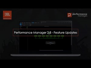 JBL Performance Manager 2.8 Update