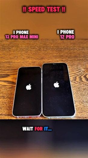 🥶🚀 I PHONE 13 PRO MAX MINI VS I PHONE 12 PRO SPEED TEST !!