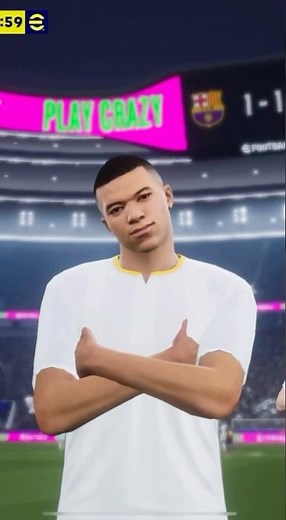 El Classico match Highlights match of Real Madrid VS Barcelona 🤔🥶#pes #shortvideo #efootball