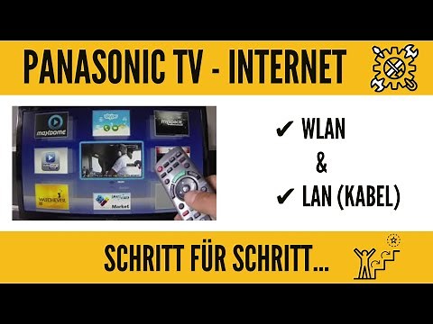 Panasonic TV Internet Einrichtung! Wlan fähig machen. GANZ EINFACH!