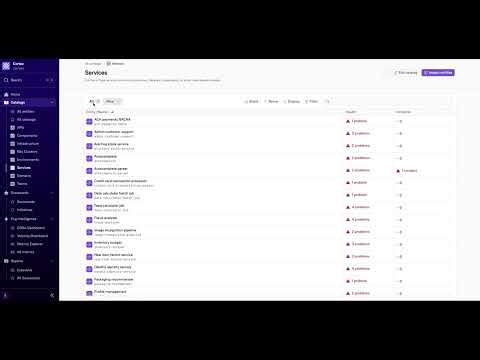 Catalogs & Entities | Cortex