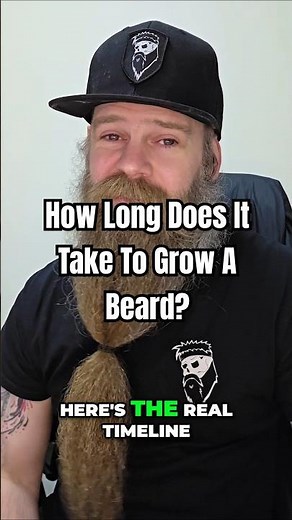 Growing a beard? Here’s the REAL timeline… 🧔 #beardlife #beardgrowth #beardcare