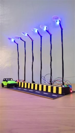 automatic street light on | arduino project | arduino IR sensor project | #diy #experiment #arduino