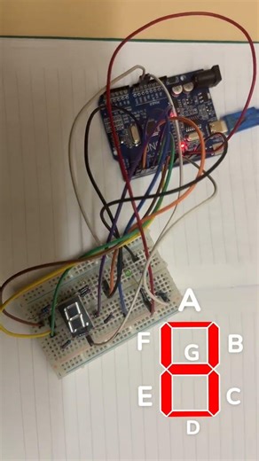 Mini game with 7 segments display #arduinoproject #arduino #electric #electrical