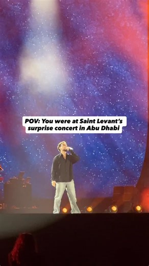 Saint Levant had a surprise performance at Abu Dhabi’s Etihad Park today 😱 The singer took the stage to mark the launch of Ohana’s Manchester City Residences on Yas Island, and he was followed by singer Wael Kfoury. #abudhabi #saintlevant #inabudhabi #manchestercityresidences #manchestercity | Yalla Abu Dhabi