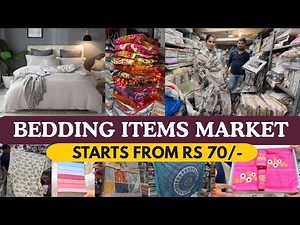 Blankets Starts From Rs 70/- | Bedding Wholesale Market In Mumbai | Comforters, Bedsheets & curtains