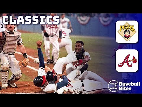 Braves comeback in the 9th! 1992 NLCS Game 7 (Highlights)