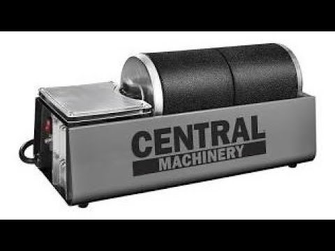 How to get shiny rocks with a Central Machinery Rock Tumbler from Harbor Freight - Full Tutorial