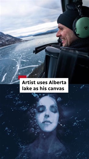 Unique Land Art Creations on Alberta’s Abraham Lake
