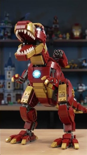 🤖 Epic LEGO Mech Battle: Hulk vs Iron Man T-Rex