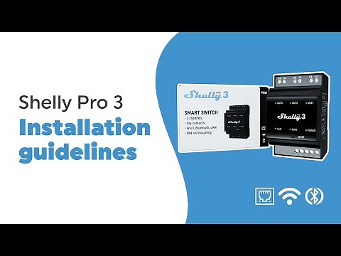 Shelly PRO 3 - Installation video US