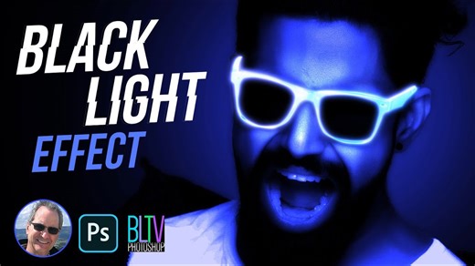 Photoshop: How to create a powerful, ultraviolet, black light effect!