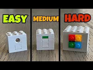How to Build 3 Mini LEGO Safes!