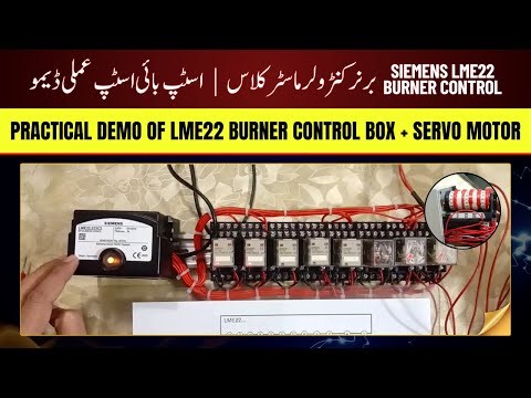 Complete LME22 Burner Control Box Tutorial with Servo Motor (Step-by-Step) | Facilitators Plus