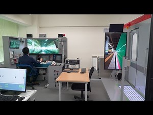 East Japan Railways Dual use Shinkansen/conventional line training simulator for driver & conductor