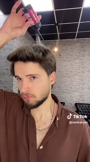 Ldaf mn bxo side part 😍🔥. #fyp #style #foryou #hair #hairstyle #haircut #sidepart #slickback #middlepart #styling