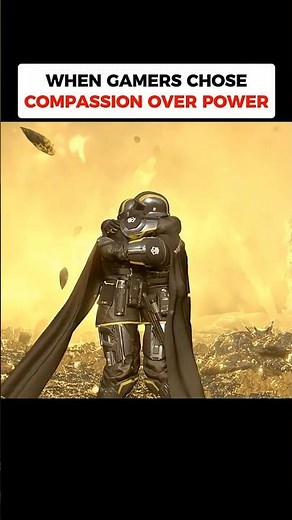 When gamers chose compassion over power