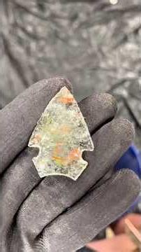 Making a glass arrowhead
