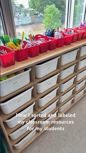 Teacher Hack: Organizing Classroom Resources FAST! #english #canada #school #teacher