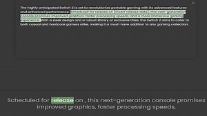 and enhanced performance. Scheduled for release on insert release date, this next-generation console