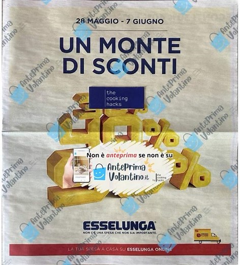 Anteprima Volantino Esselunga dal 28 maggio 2026 #anteprimavolantino