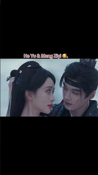 ㊗️He Yu & Meng Ziyi emotional kiss 😘.#heyu #Meng_ziyi