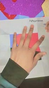 how to make Infinity card with paper#crafting girl Rakshita #craft #paper craft # trending song
