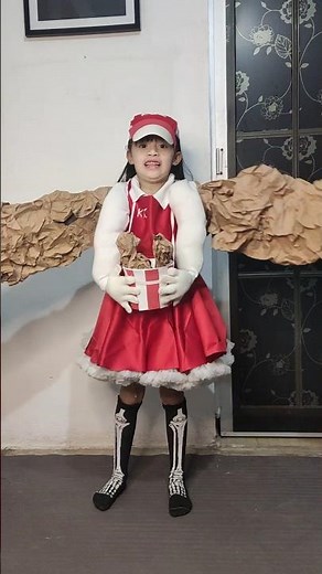 The perfect costume for Kentucky Fried Chicken lovers 😂 #halloweencostume #halloweenlook