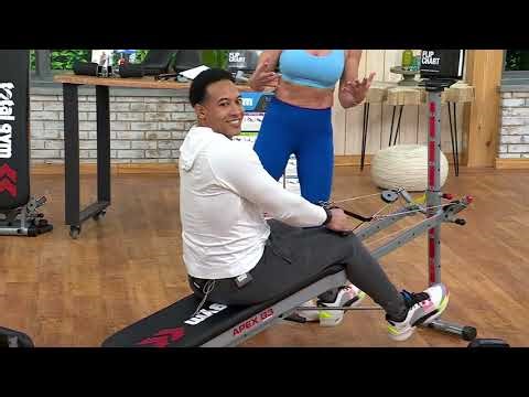 Total Gym Apex G3Plus with Squat Stand & Ab Crunch on QVC