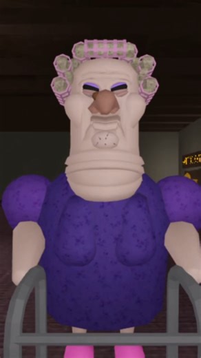 Playing as Grumpy Gran ROBLOX