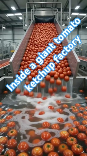 🍅 How Millions of Tomato Ketchup Bottles Are Made Every Day!😲| Giant Factory Process #tomato #fyp