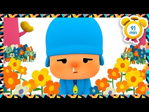 🌷 POCOYO in ENGLISH - Allergy to Spring [91 min] Full Episodes |VIDEOS and CARTOONS for KIDS