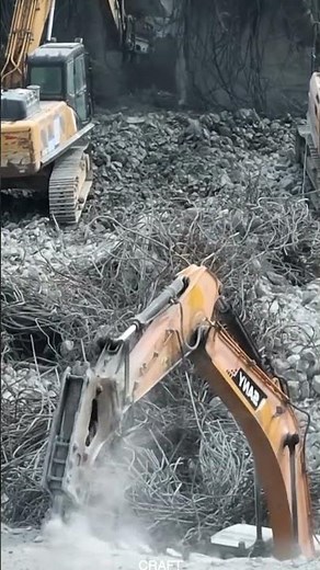 Super Engineering: Multiple Excavators Demolish Viaduct | Spectacular