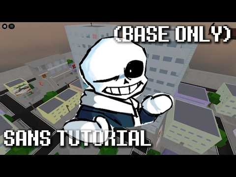 Sans tutorial || JJS TUTORIAL || (Old sans before the new update of meshs and etc)