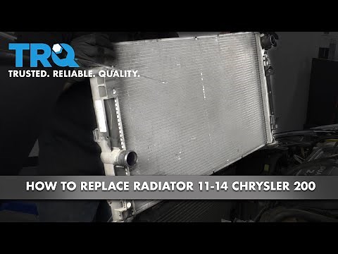 How to Replace Radiator 11-14 Chrysler 200
