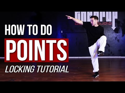 How to do POINTS Sharp and Clean (plus a Practice Drill!) | Locking Dance Tutorial